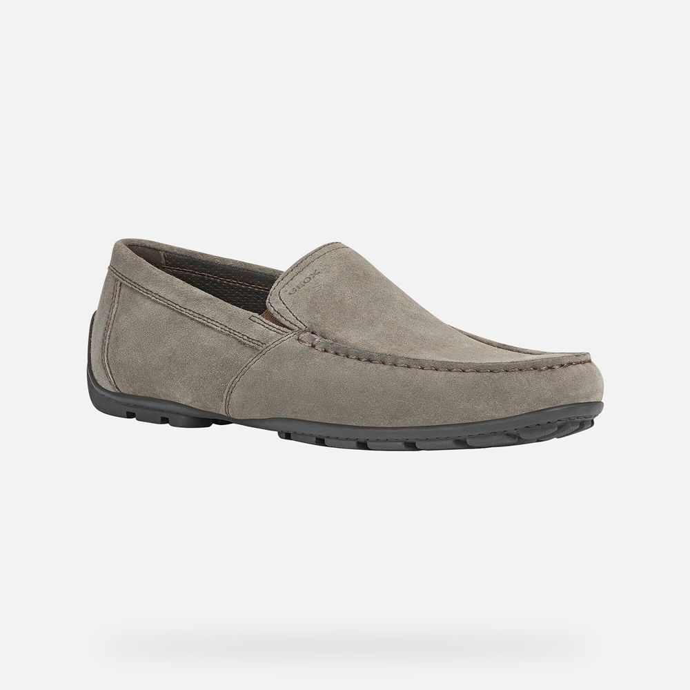 Mocassin Geox Moner - Grise Foncé - Homme 854273-MXI